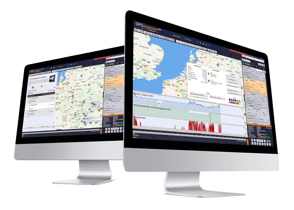 Die Fuhrparkmanagement-Software GPS-Explorer umfasst eine breite Palette an nützlichen Funktionen